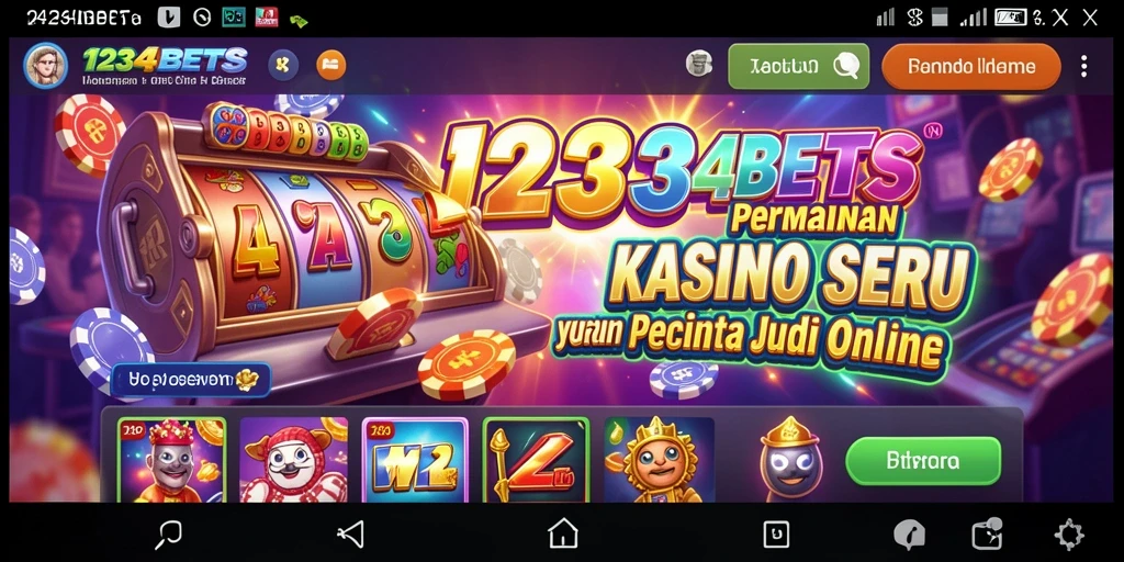 Screenshot gameplay 1234BETS dengan suasana kasino yang menegangkan.
