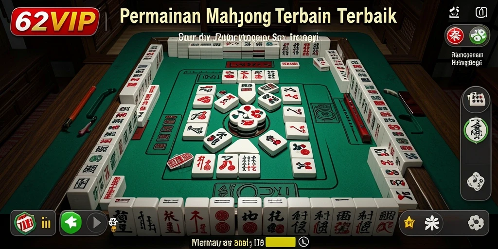 Tampak menarik dari gameplay Mahjong di 62VIP.