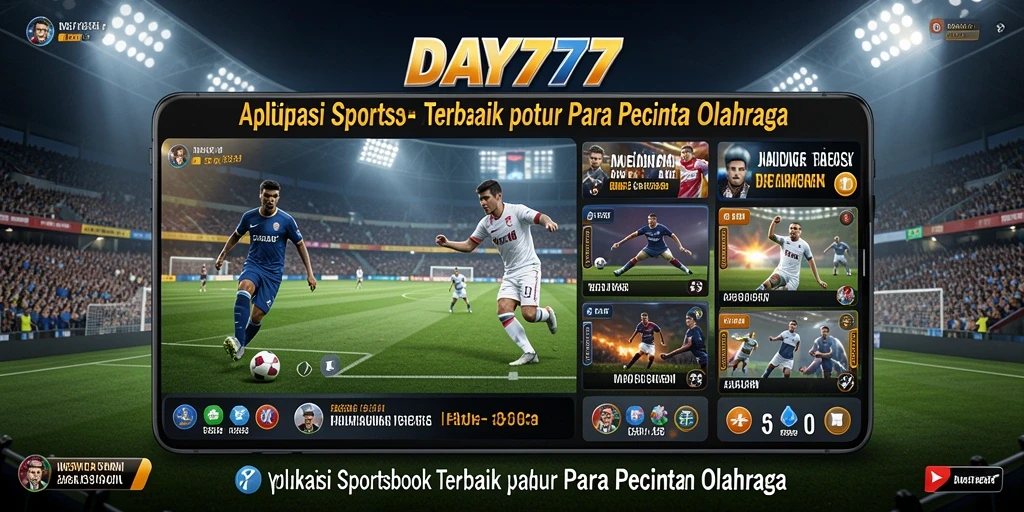 Tampilan menarik dari aplikasi Sportsbook DAY777 saat melakukan taruhan.