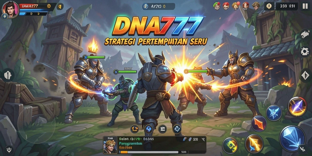 Tangkapan layar DNA777 menampilkan aksi strategis yang menegangkan.