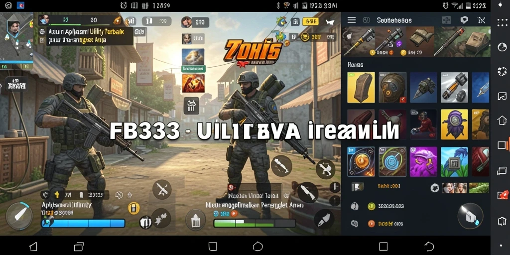 Screenshot utama FB333 menampilkan antarmuka aplikasi Utility yang intuitif.