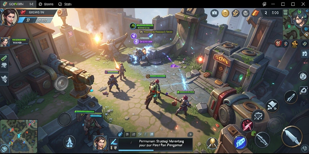 Tampilan gameplay GOWIN yang menarik dan strategis.