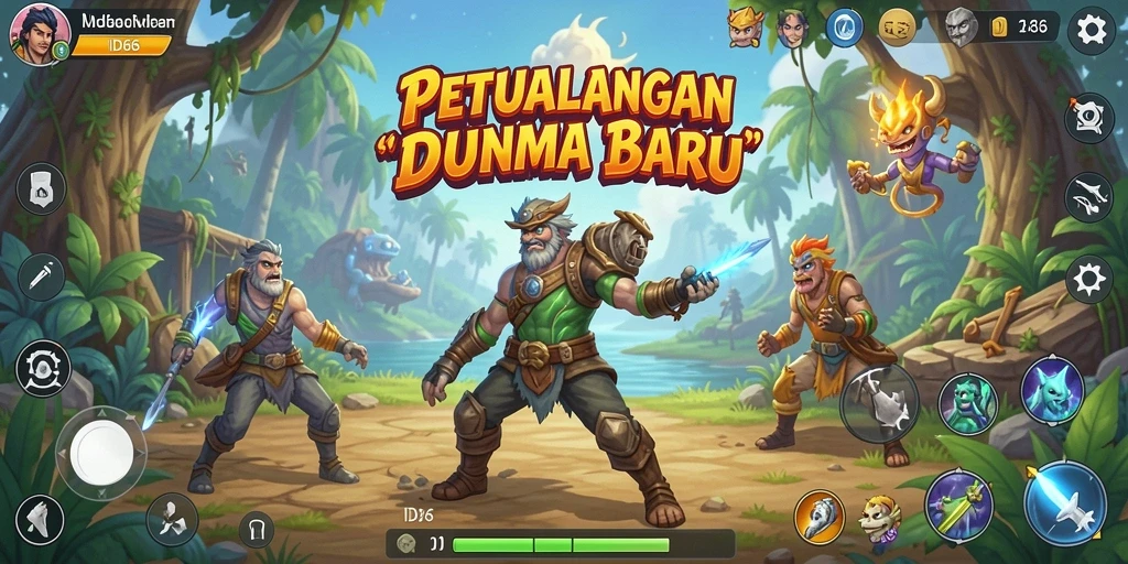 Tampilan gameplay menakjubkan dari ID66 yang penuh petualangan.