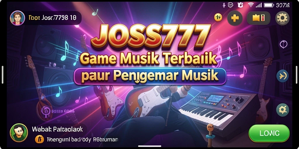 Tampilan menarik dari gameplay JOSS777 yang penuh warna.