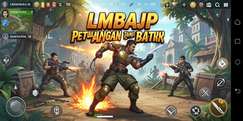Tangkapan layar dari gameplay mendebarkan LMBAJP dengan aksi seru.