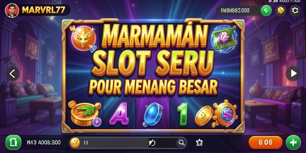 Tampilan gameplay seru dan interaktif dari MARVRL77.