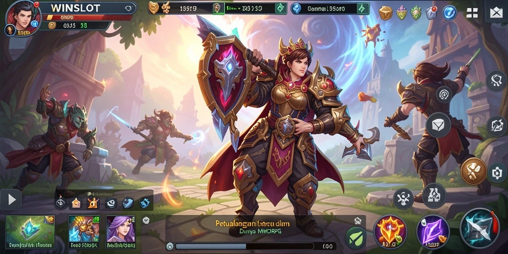 Tampilan gameplay WINSLOT yang menakjubkan dalam dunia MMORPG.